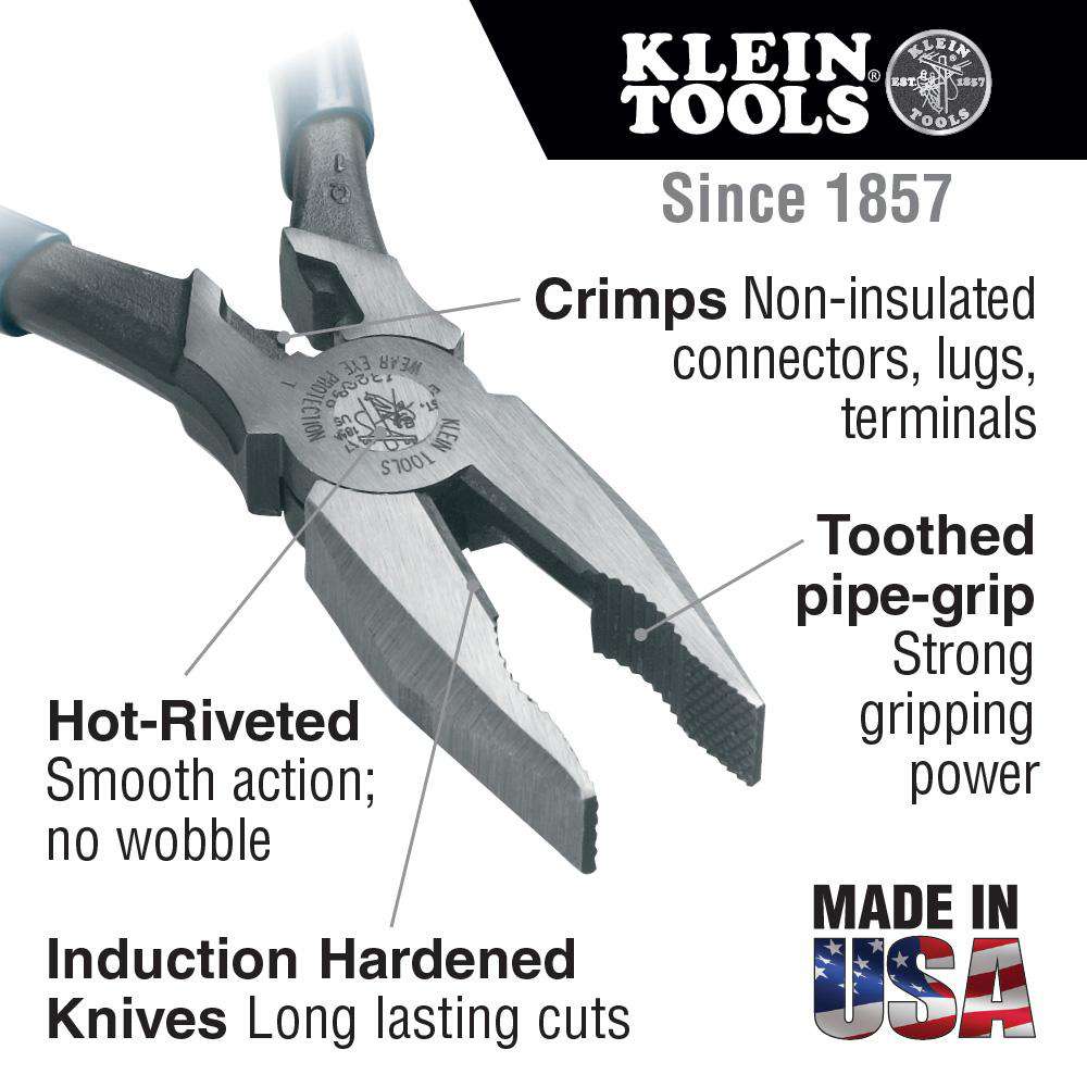 Klein Tools J12098 Journeyman Universal Combination Pliers Online now