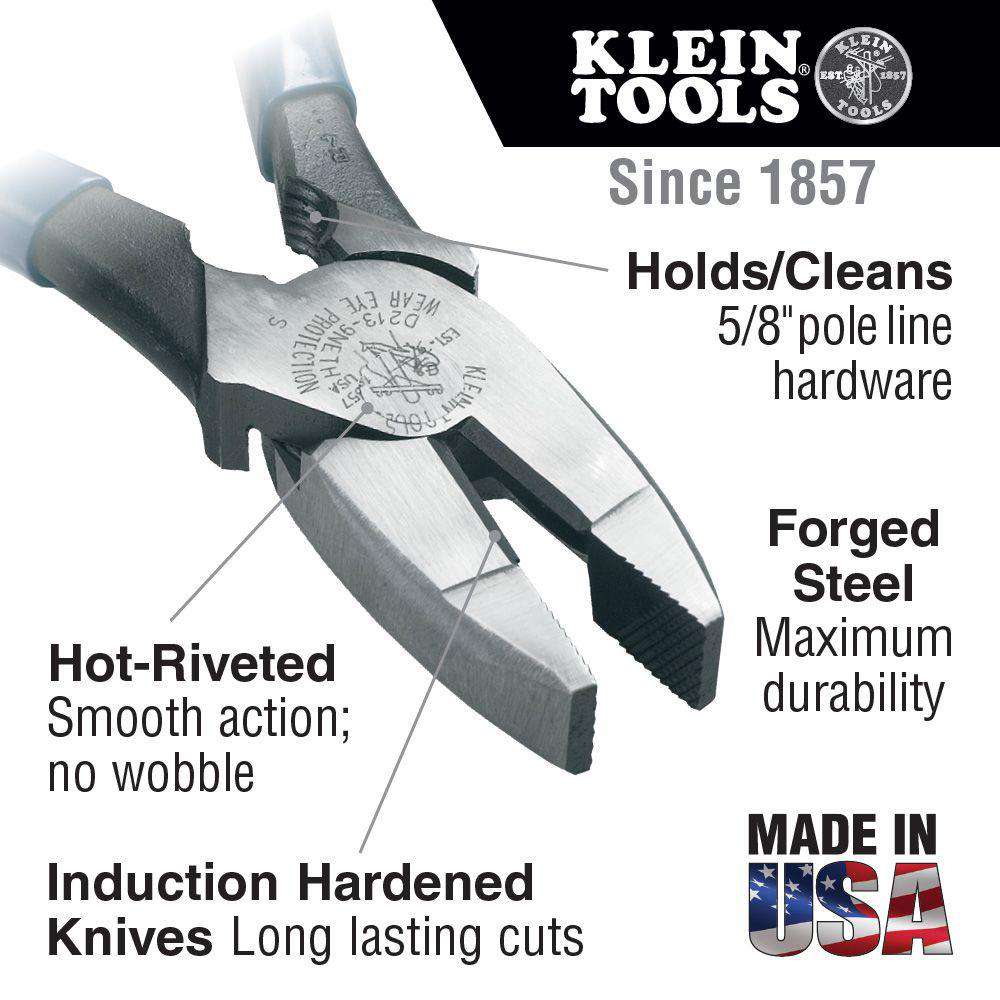 Klein Tools D213-9NETH Lineman’s Bolt-Thread Holding Pliers, 9-Inch Online Sale