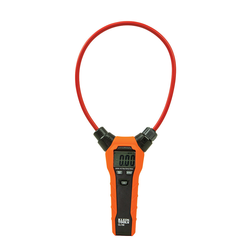 Klein Tools CL150 Clamp Meter, Digital AC Electrical Tester with 18-Inch Flexible Clamp Online Sale
