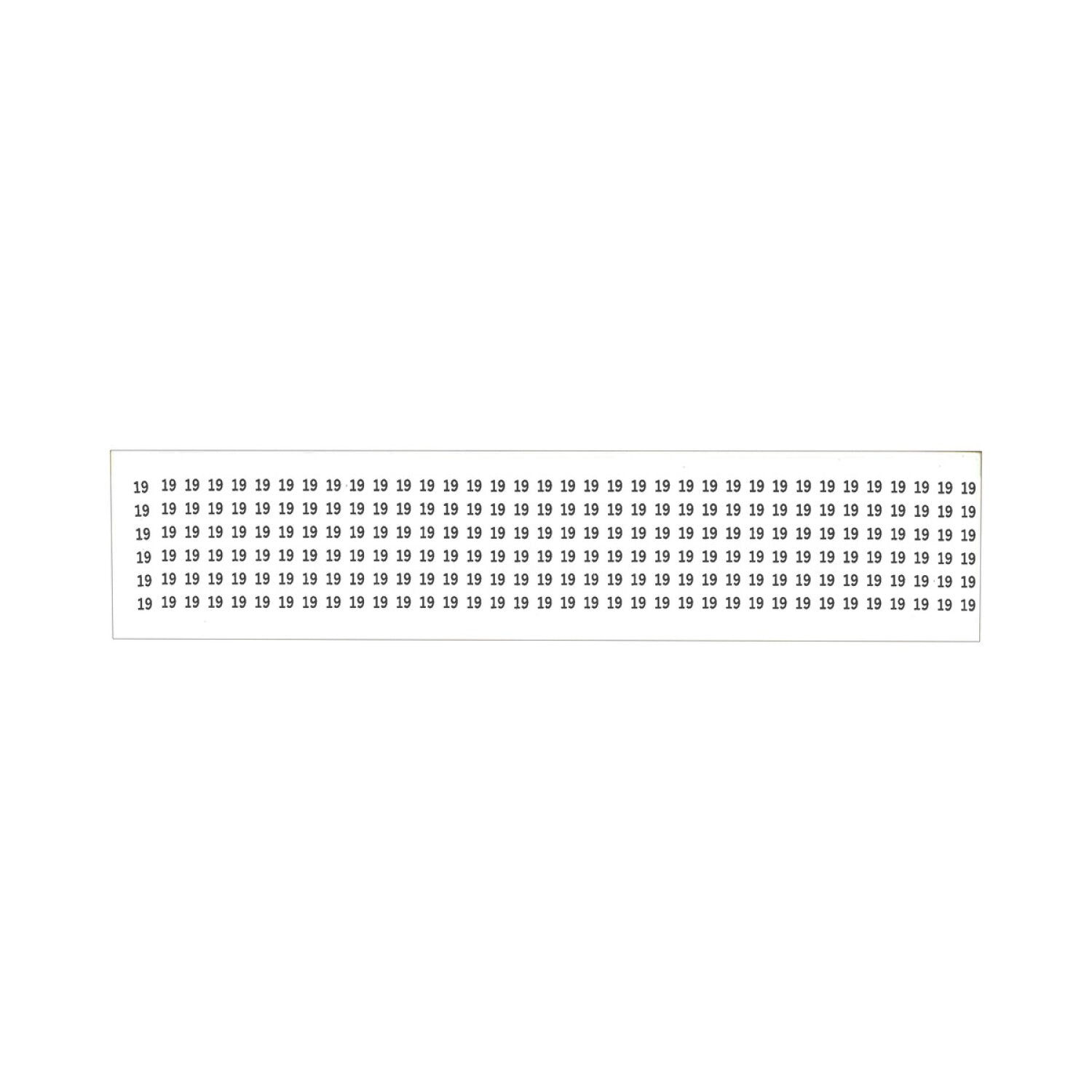 NSI WMC-19 Wire Marker Cards (#19) Online