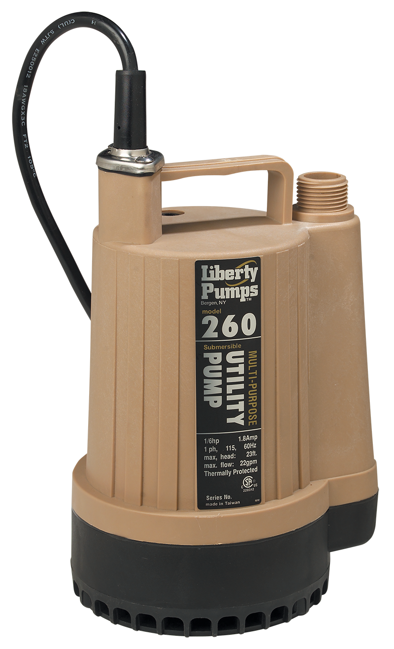 Liberty Pumps 260 1/6 hp Submersible Utility Pump Hot on Sale