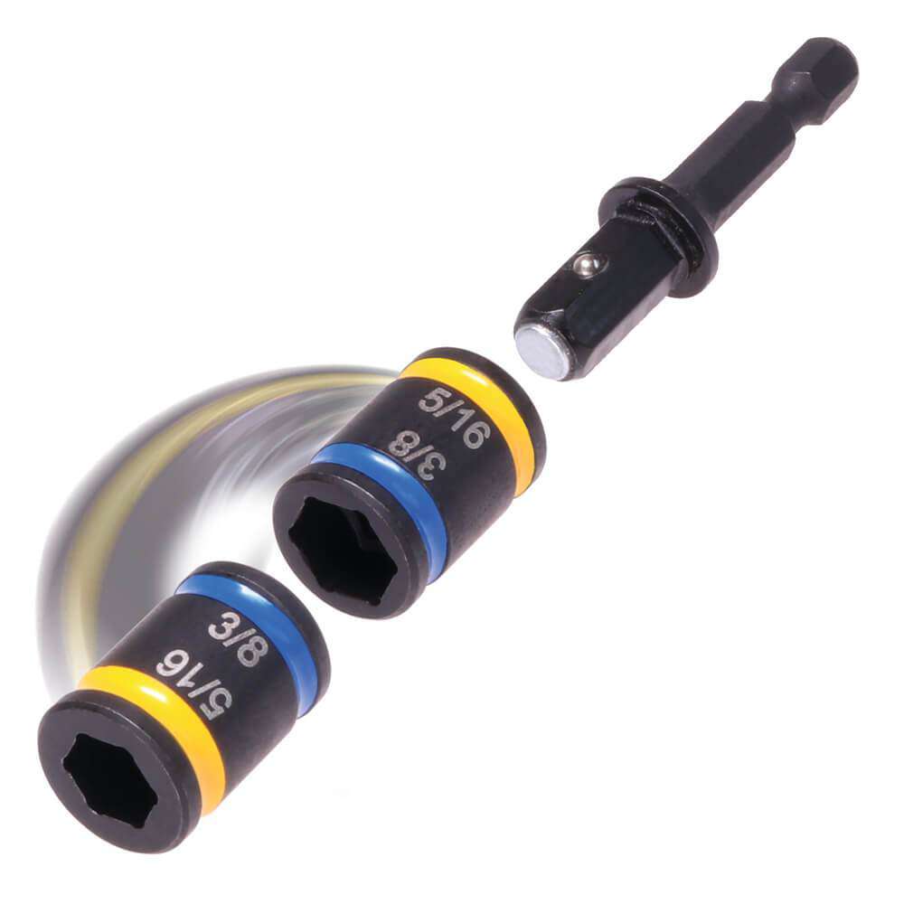 Malco Tools MSHXLC1 6-Inch C-Rhex Cleanable, Reversible Magnetic Hex Driver, 5/16″ & 3/8″ Hot on Sale