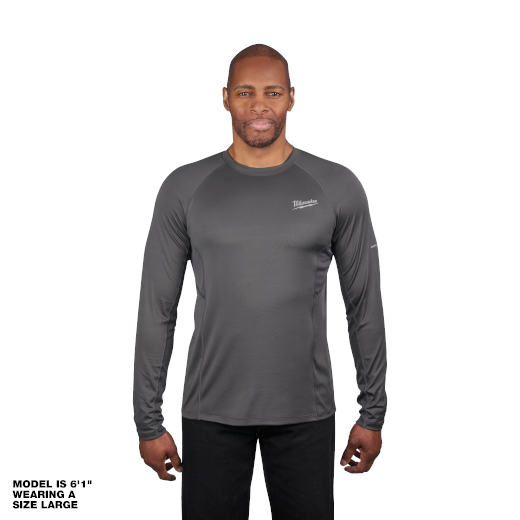 Milwaukee 402G-L WORKSKIN™ Midweight Base Layer (Gray, Size L) Discount