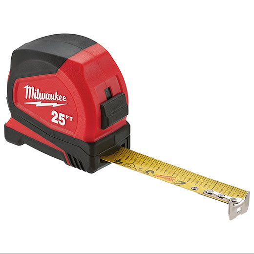 Milwaukee 48-22-6625 Compact Tape Measure, 25ft Online Hot Sale