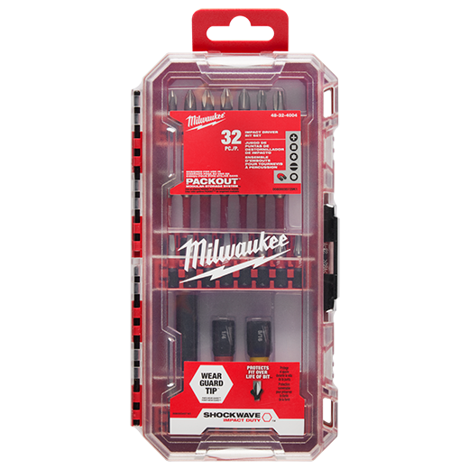 Milwaukee 48-32-4004 SHOCKWAVE Impact Duty™ Driver Bit Set – 32PC Hot on Sale