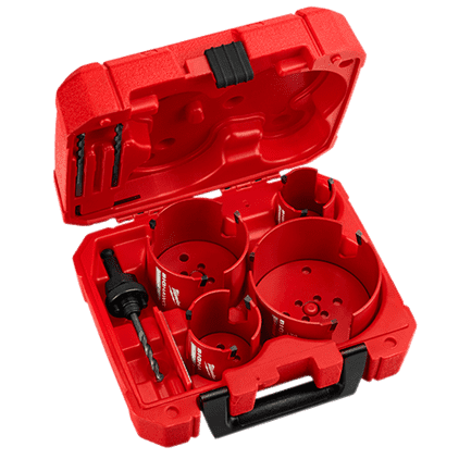Milwaukee 49-56-9285 8 PC BIG HAWG™ Carbide Teeth Plumber’s Hole Saw Kit Online Hot Sale