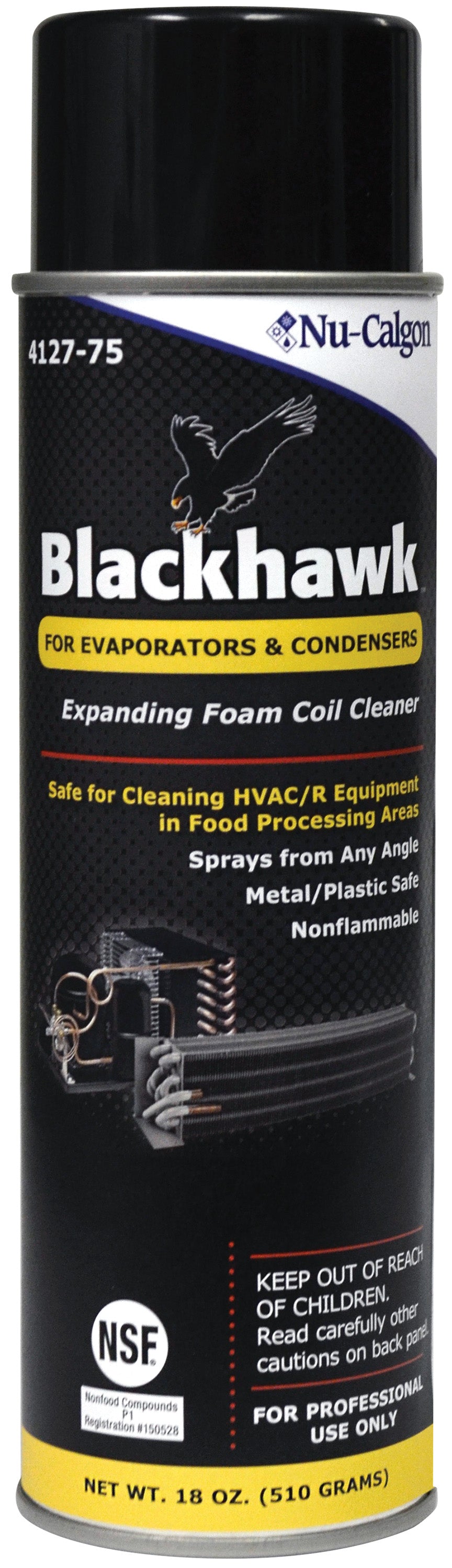 Nu-Calgon 4127-75 Blackhawk Coil Cleaner, 18 oz. Aerosol Can Supply
