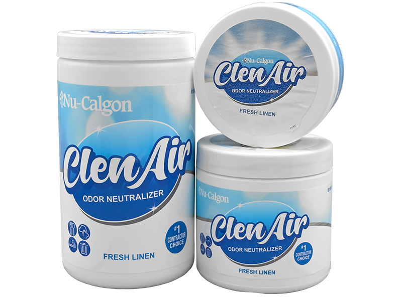 Nu-Calgon 6100-05 ClenAir Fresh Linen, 1/2 LB TUB Supply