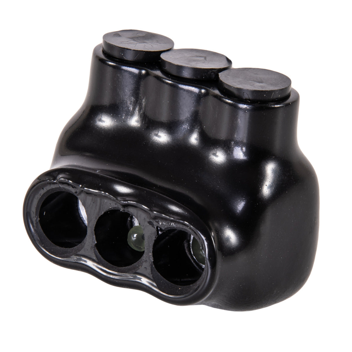 NSI IPL4-3 3-Port Black Multi-Tap Pre-Insulated Connector, 4-14 Gauge on Sale