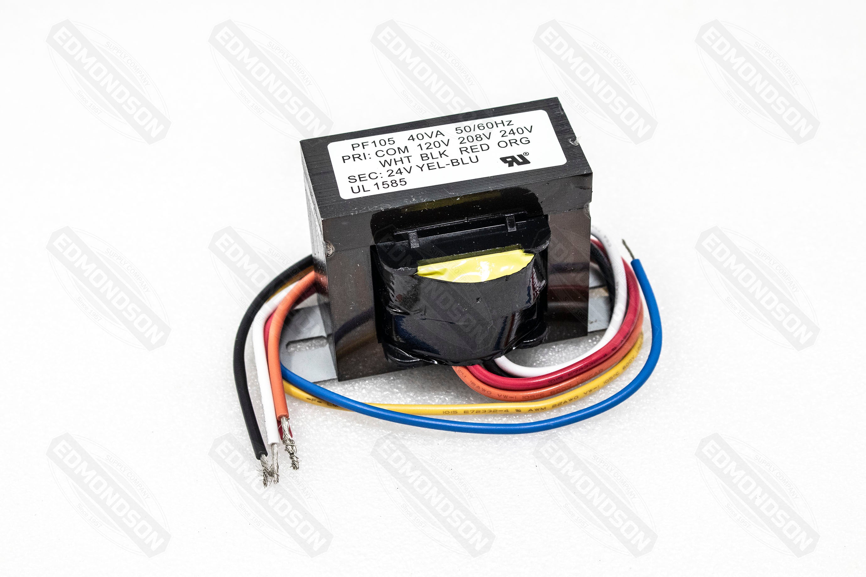 Packard PF105 Foot Mount Transformer, Primary 120/208-240, Secondary 24V, 40VA Sale