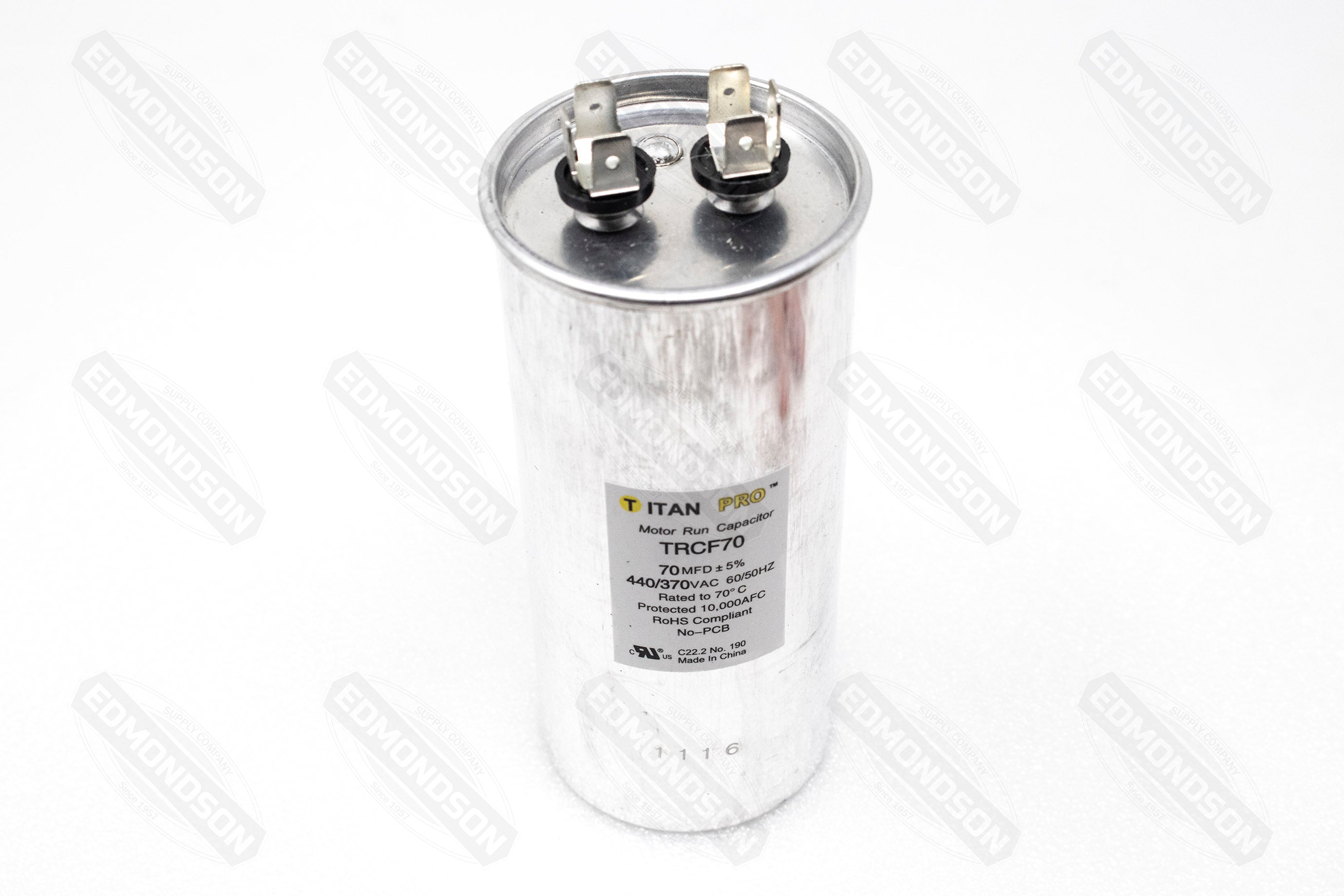Packard TRCF70 TITAN PRO Run Capacitor 70 MFD 440/370 Volt, Round Discount