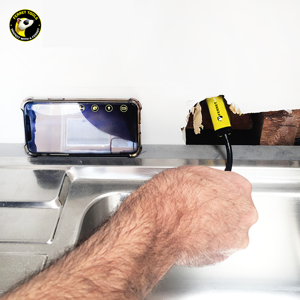 Rack-A-Tiers 99317 Ferret Lite – Multipurpose Wireless Inspection Camera and Camera Pulling Tool Online now