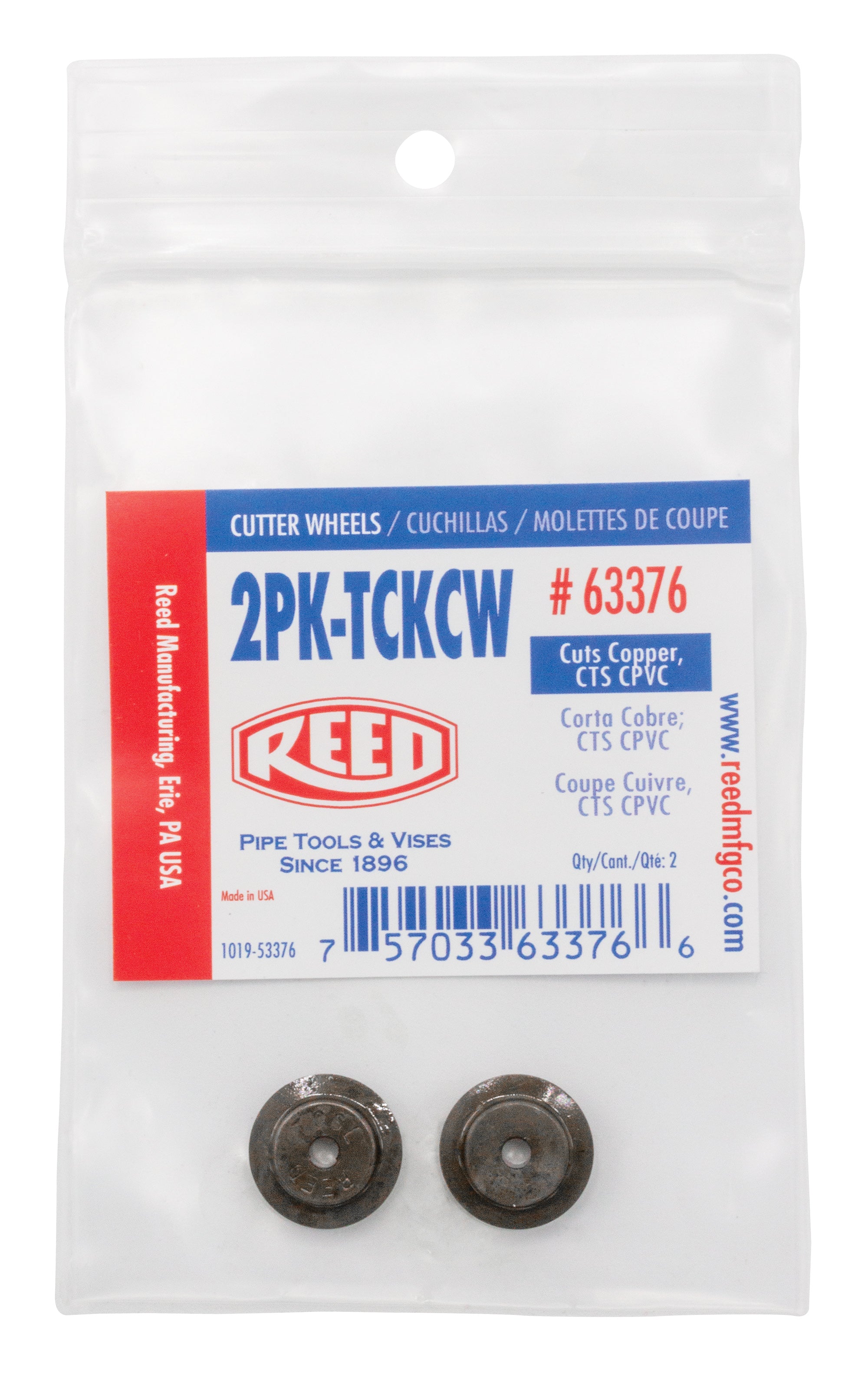 Reed Mfg 2PK-TCKCW Tubing Cutter Wheel for C-Cutters, 2-Pack on Sale