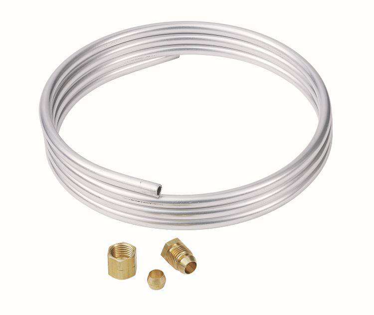 Robertshaw 11-293 1/4″ x 5′ Aluminum Pilot Tubing with Fittings on Sale