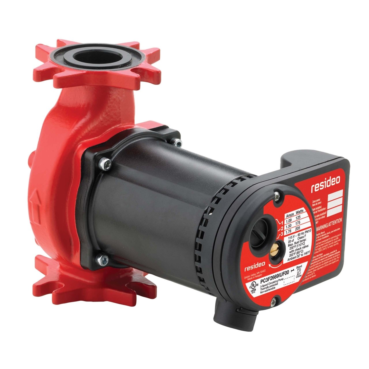 Resideo PC3F2699IUF00/U AquaPUMP 3-Speed Hydronic Circulating Pump, 34 gpm Discount