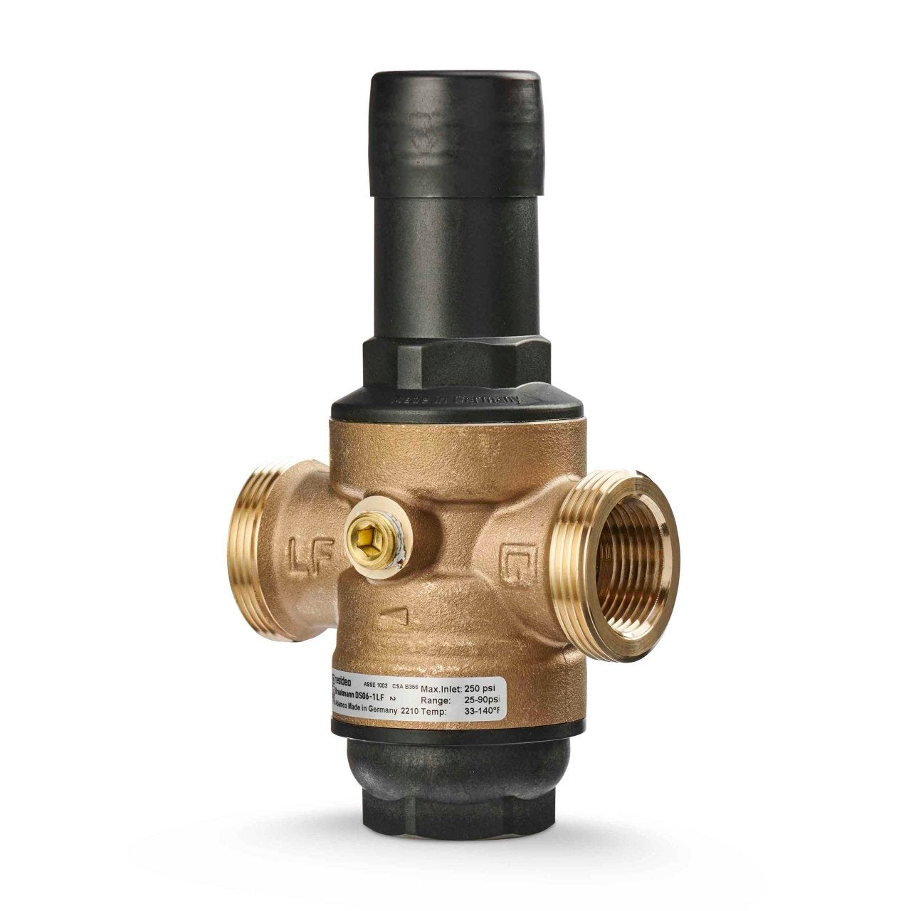 Resideo Braukmann DS06-102-DUS-LF/U DialSet Pressure Regulating Valve, 1″ Double Union Sweat, Lead Free Hot on Sale