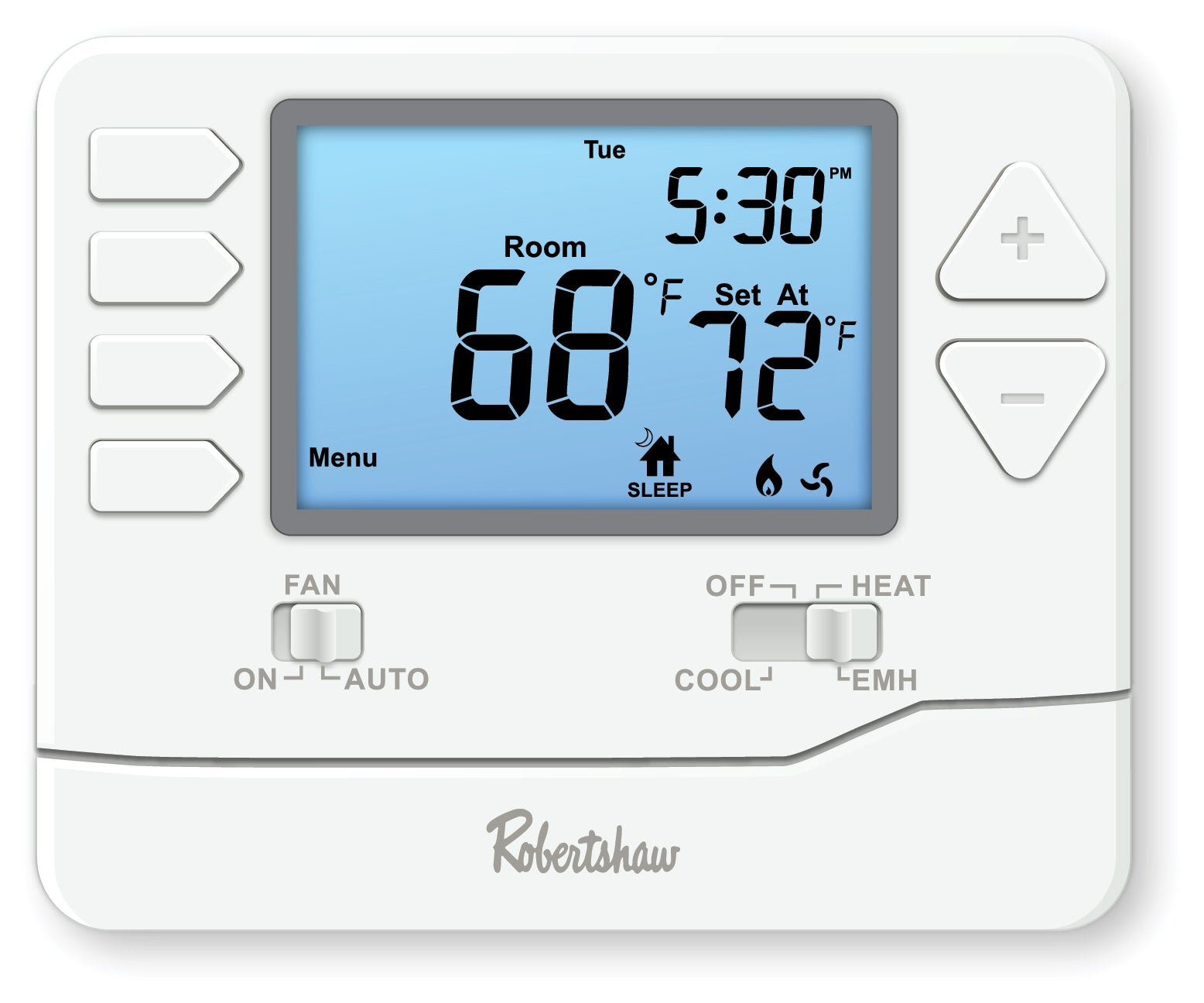 Robertshaw RS8210 Digital Non-Programmable Thermostat, Multi-Stage – 2 Heat/1 Cool Discount