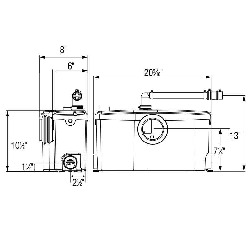 Saniflo 013 Sanibest Pro Grinder Pump on Sale