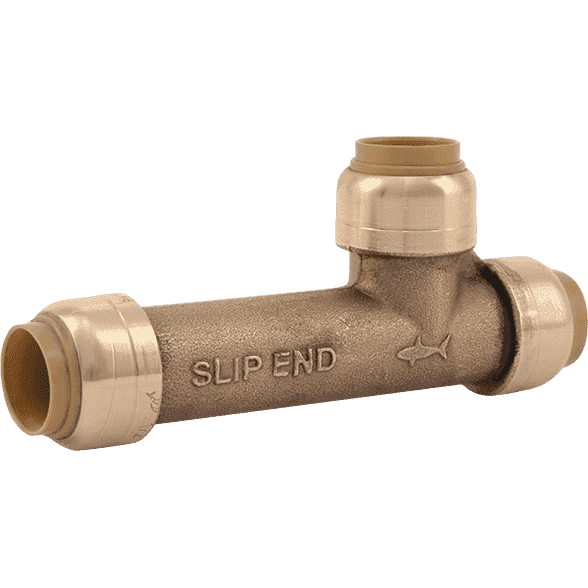 SharkBite U3362LF 1/2″ x 1/2″ x 1/2″ Brass Push Slip Tee Fashion