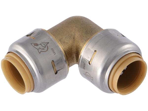 SharkBite Max UR256 3/4″ x 3/4″ Brass Push 90° Elbow Hot on Sale