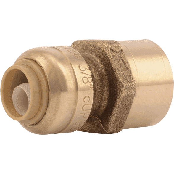 Sharkbite U070LF 3/8 ” (1/2″ OD) x 1/2″ FNPT Reducing Brass Push Female Adapter Online Hot Sale