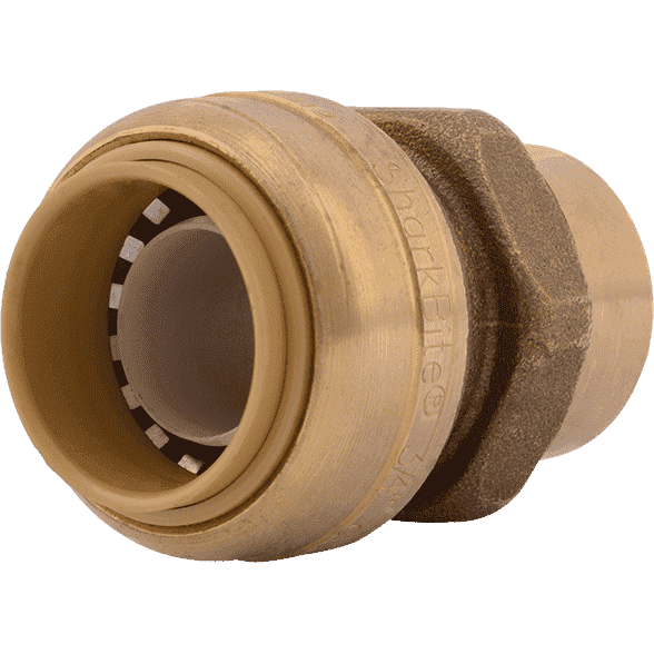 Sharkbite U092LF 3/4″ x 1/2″ FNPT Bullnose Brass Push Female Adapter on Sale
