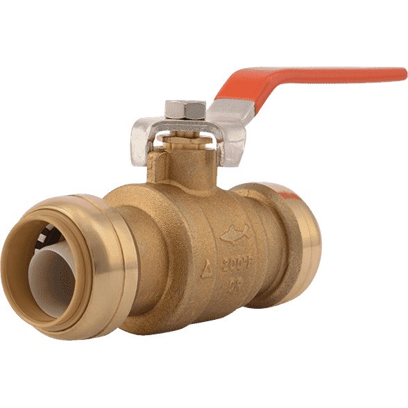 SharkBite 22223-0000LF 1″ x 1″ Brass Push Ball Valve Discount