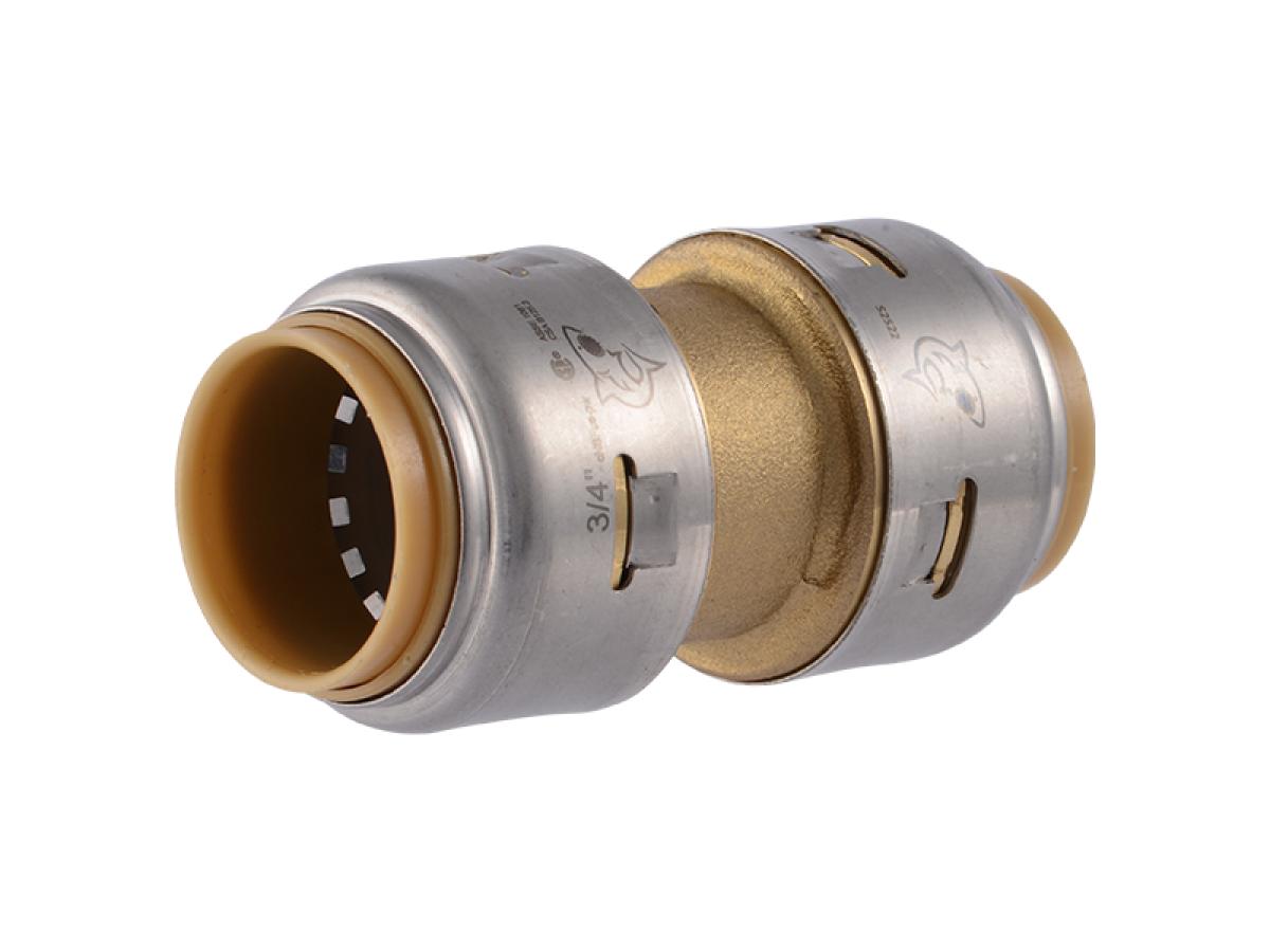SharkBite Max UR016 3/4″ x 3/4″ Brass Push Coupling Online Hot Sale