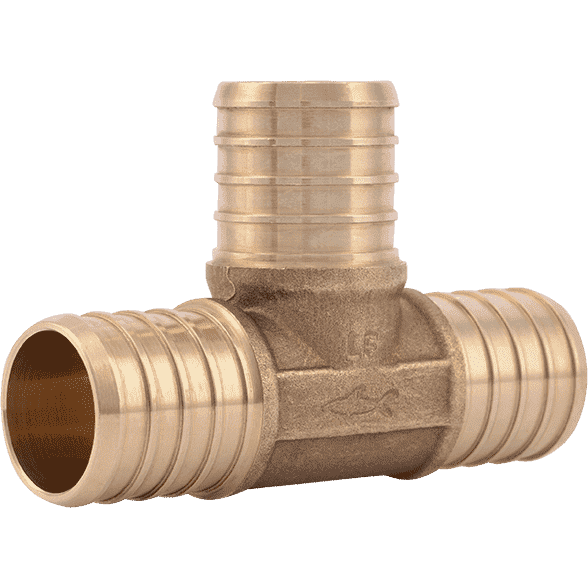 SharkBite UC374LF 1″ x 1″ x 1″ Brass PEX Crimp Tee on Sale