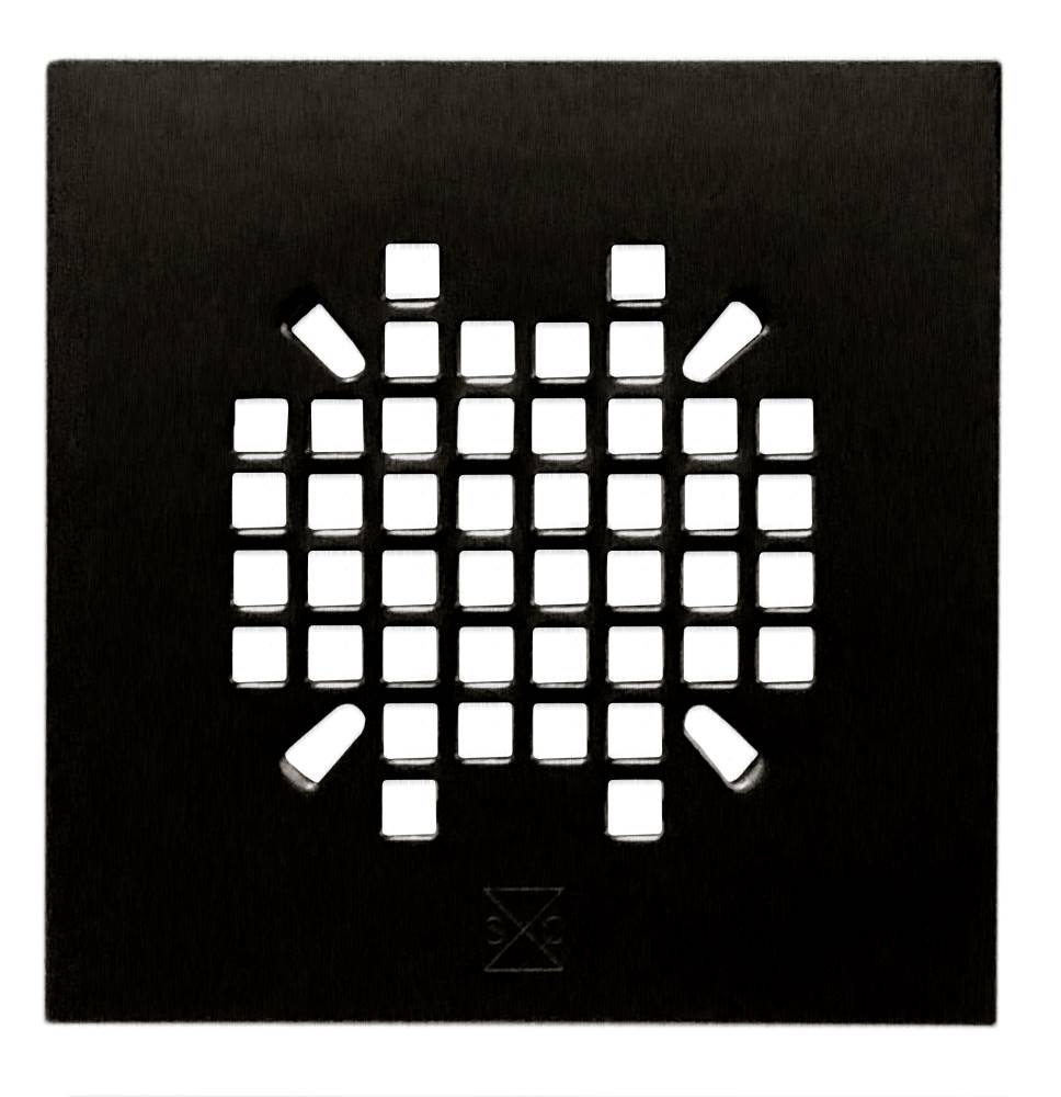 Sioux Chief 827-2SMQPK1 Snap-In Shower Drain Replacement Strainer, 4-1/4″ Square, Matte Black Sale