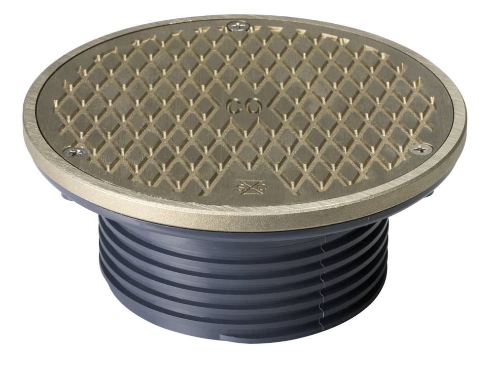 Sioux Chief 834-4HNR FinishLine™, 6-1/2” Round Nickel-Bronze Ring & Cover, Adjustable Floor Cleanout Finish Fixture Discount