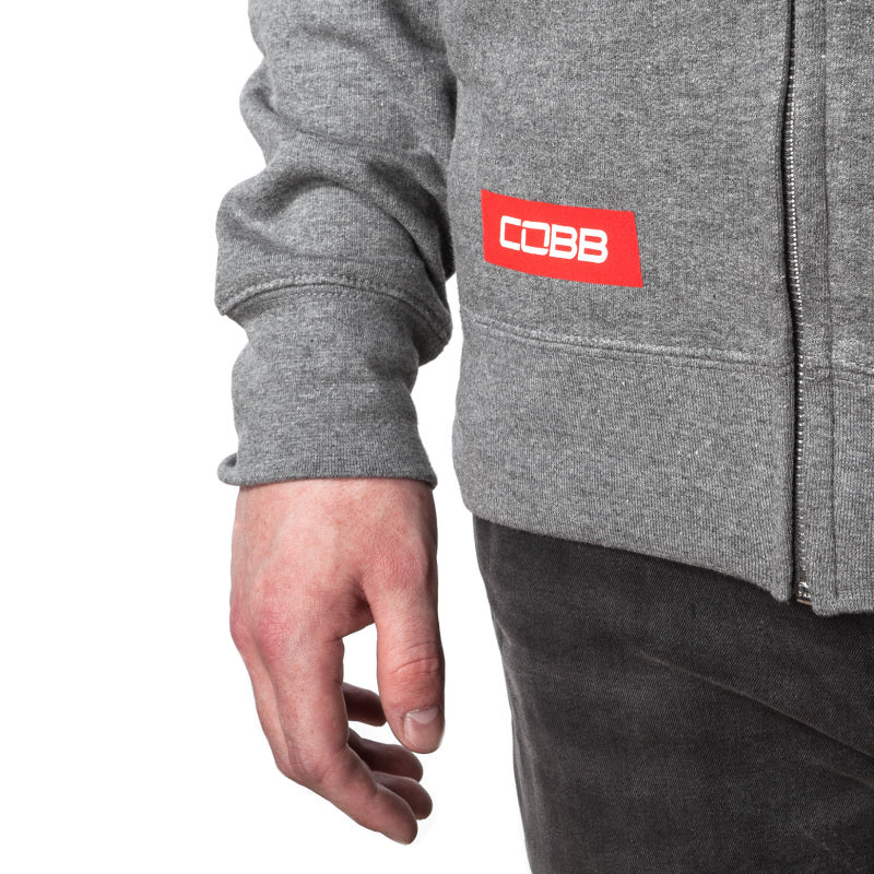 Cobb Grey Zippered Hoodie – Size Large Online