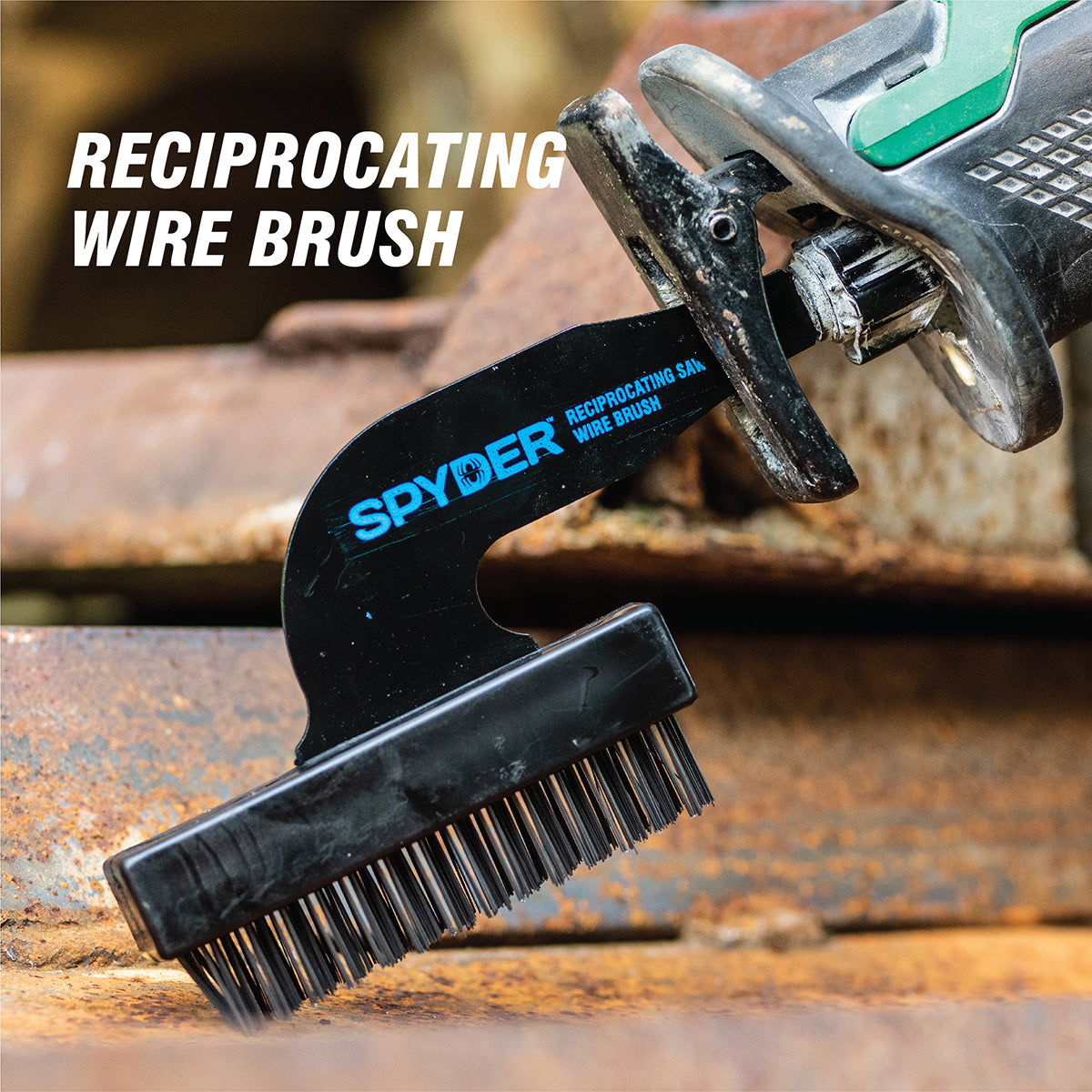 Spyder 400005 Carbon Steel Wire Reciprocating Brush Fashion