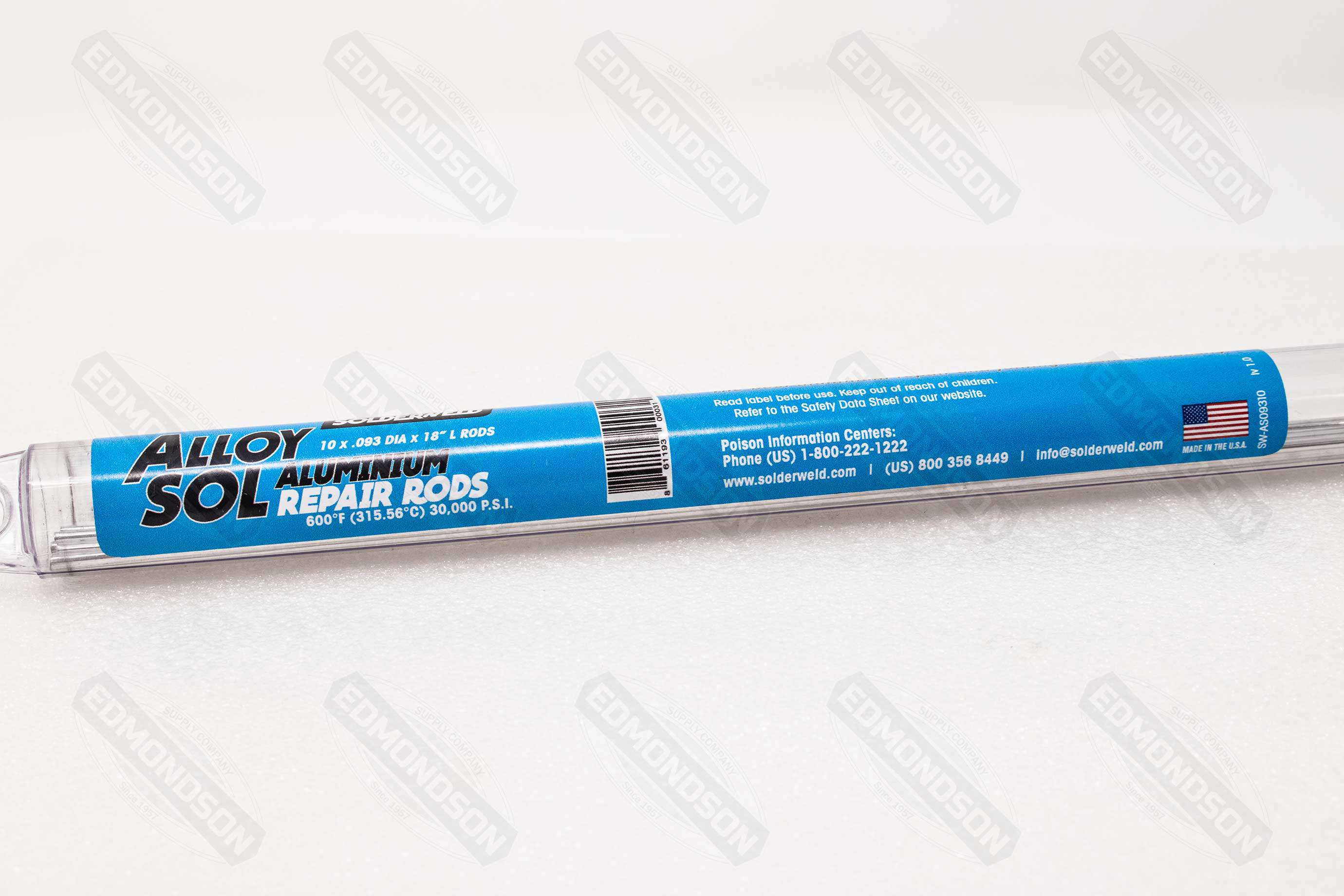 SolderWeld SW-AS09310K Alloy Sol Aluminum Repair and Joining Rods, 10 Rod Pack Online now