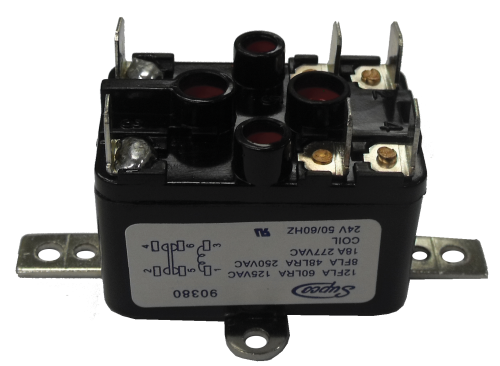 Supco 90380 General Purpose Fan Relay, NO/NC, 24 VAC Online Sale