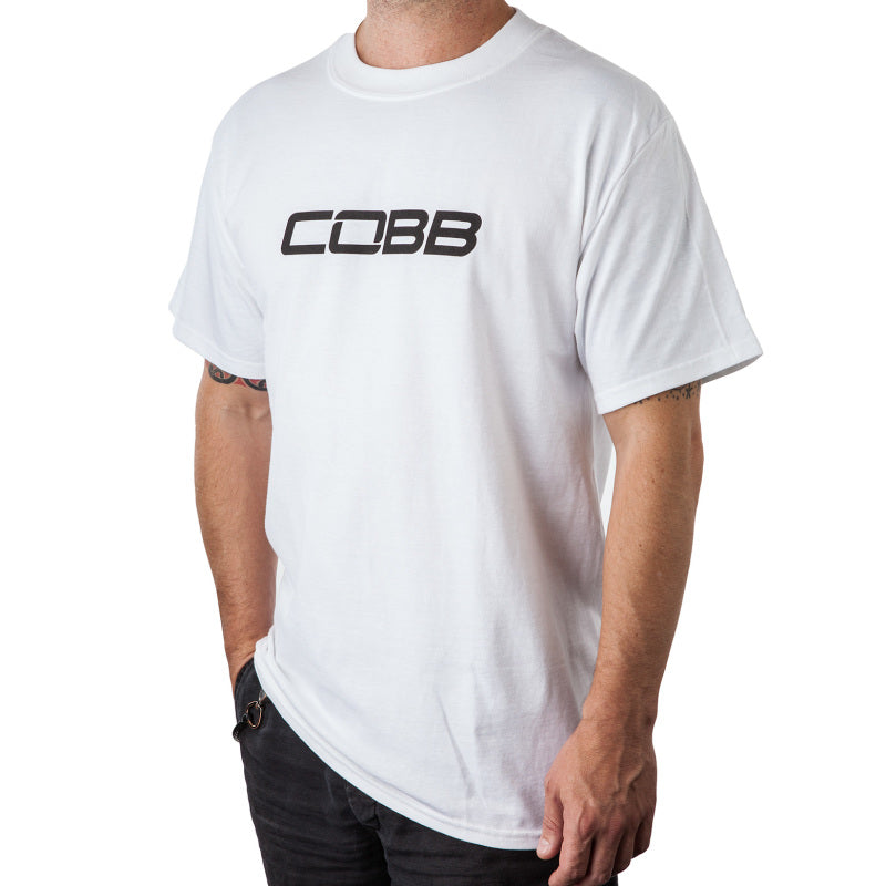 Cobb Tuning Logo Mens White T-Shirt – Medium Online Sale