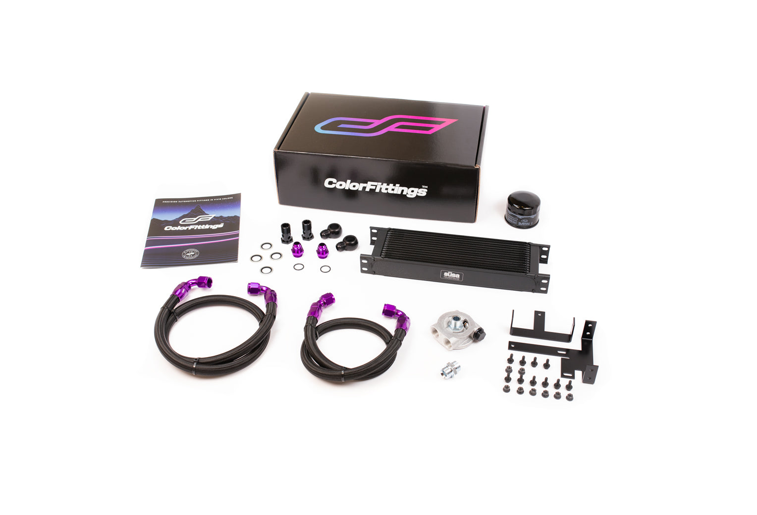 ColorFittings – 2022+ Subaru BRZ & Toyota GR86 Arctic Series Oil Cooler Kit Discount
