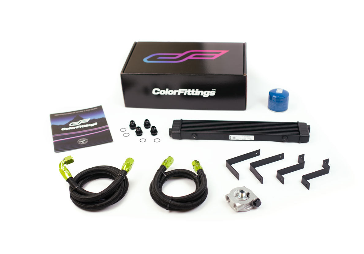 ColorFittings – 2019+ Veloster N Arctic Series Oil Cooler Kit Supply