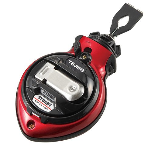 Tajima CR211SFR Chalk-Rite® Sturdy, Extra Bold, 0.04 in (1.0 mm) Chalk Snap-Line, Red on Sale