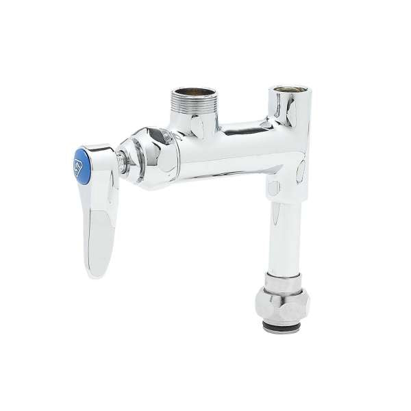 T&S Brass B-0155-LNEZ Easy-Install Add-On Faucet, QT Eterna & Lever Handle Online Sale