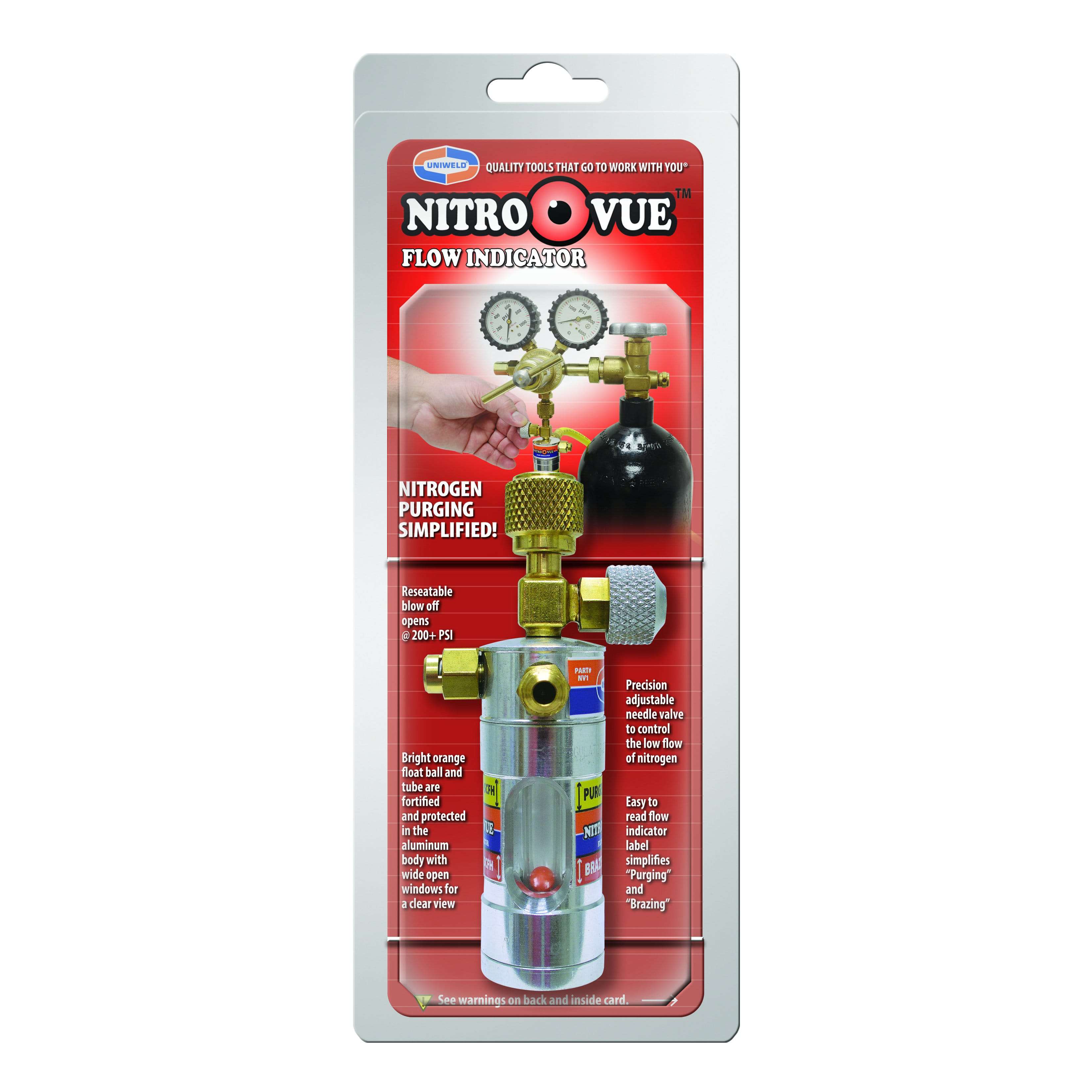 Uniweld NV1 NitroVue™ Nitrogen Flow Indictor Discount
