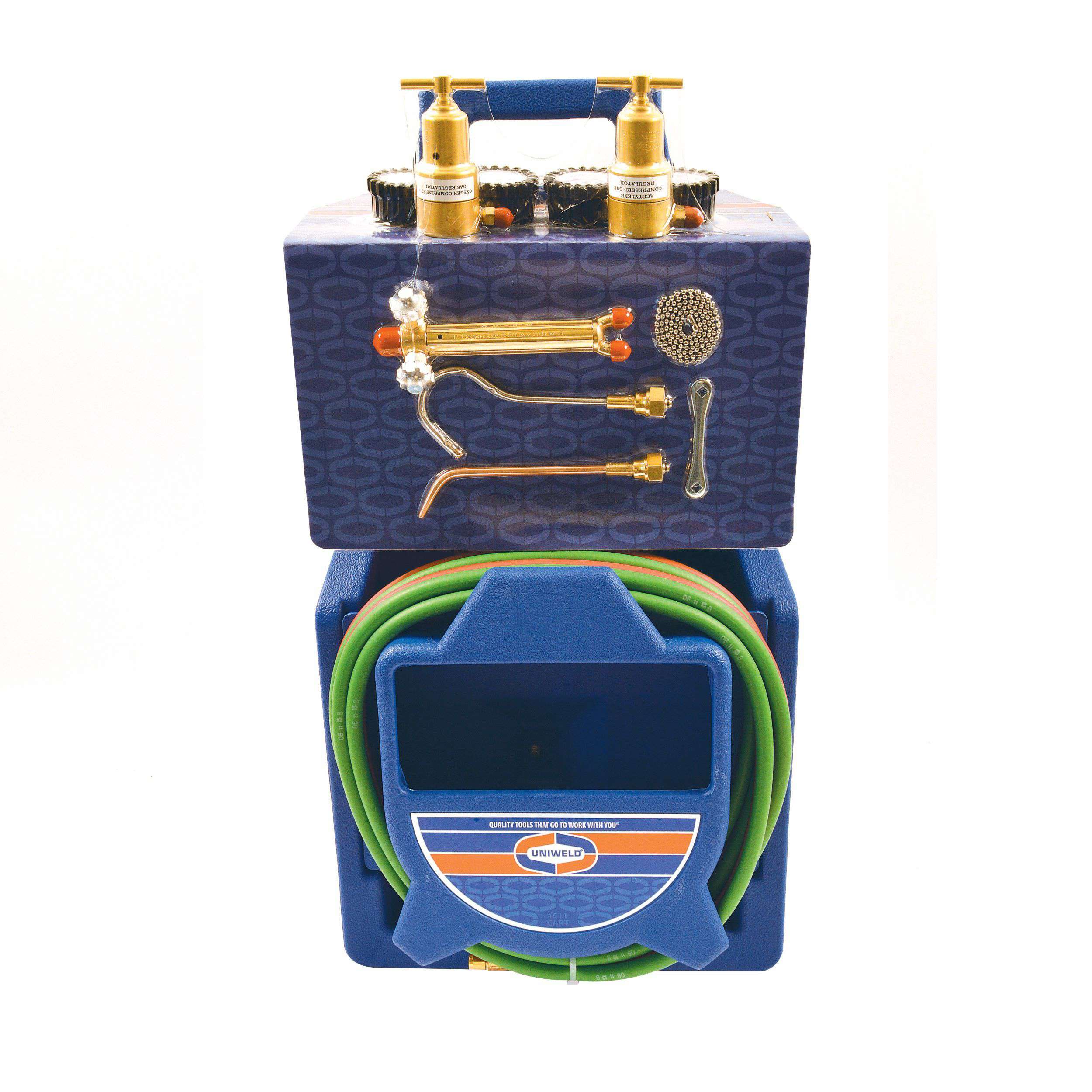 Uniweld KCHP Cap’n Hook® Oxyacetylene Premium Welding/Braze Outfit w/ 511 Plastic Carrying Stand Hot on Sale