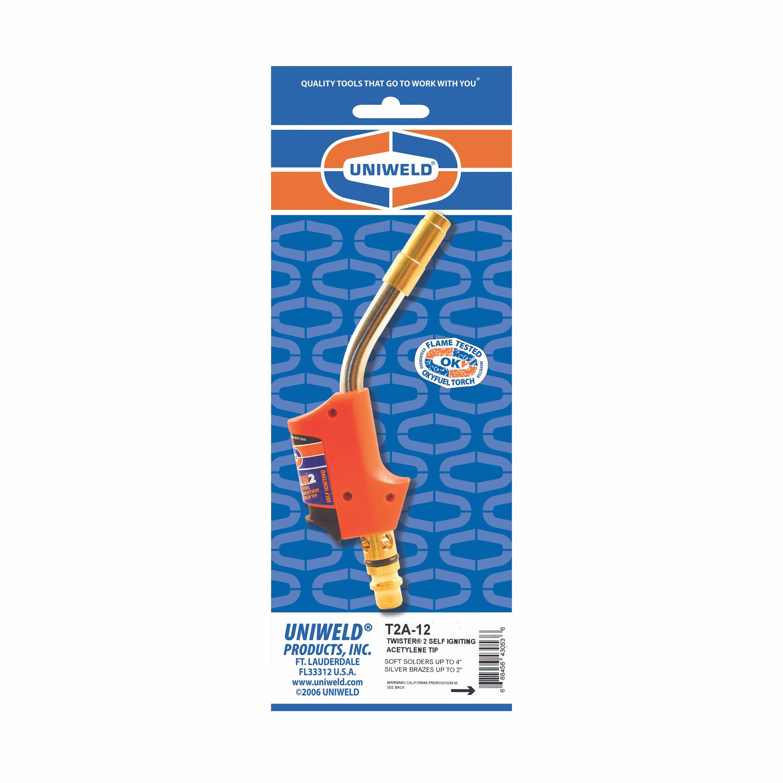 Uniweld T2A-12 Twister®2 Air/Acetylene Self-Igniting Swirl Combustion Torch Tip Sale