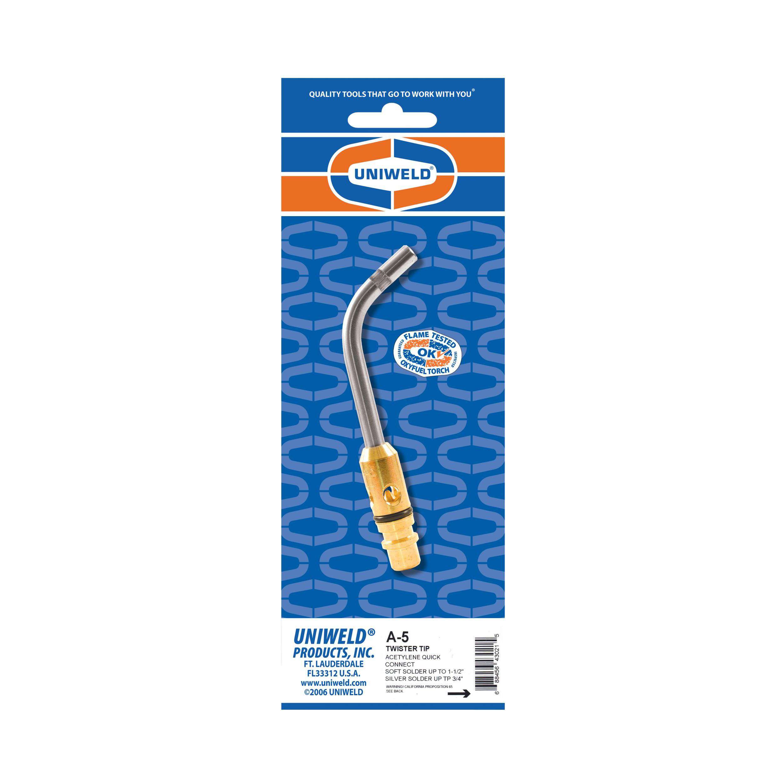 Uniweld A-5 Twister® Air/Acetylene Swirl Combustion Torch Tip Online