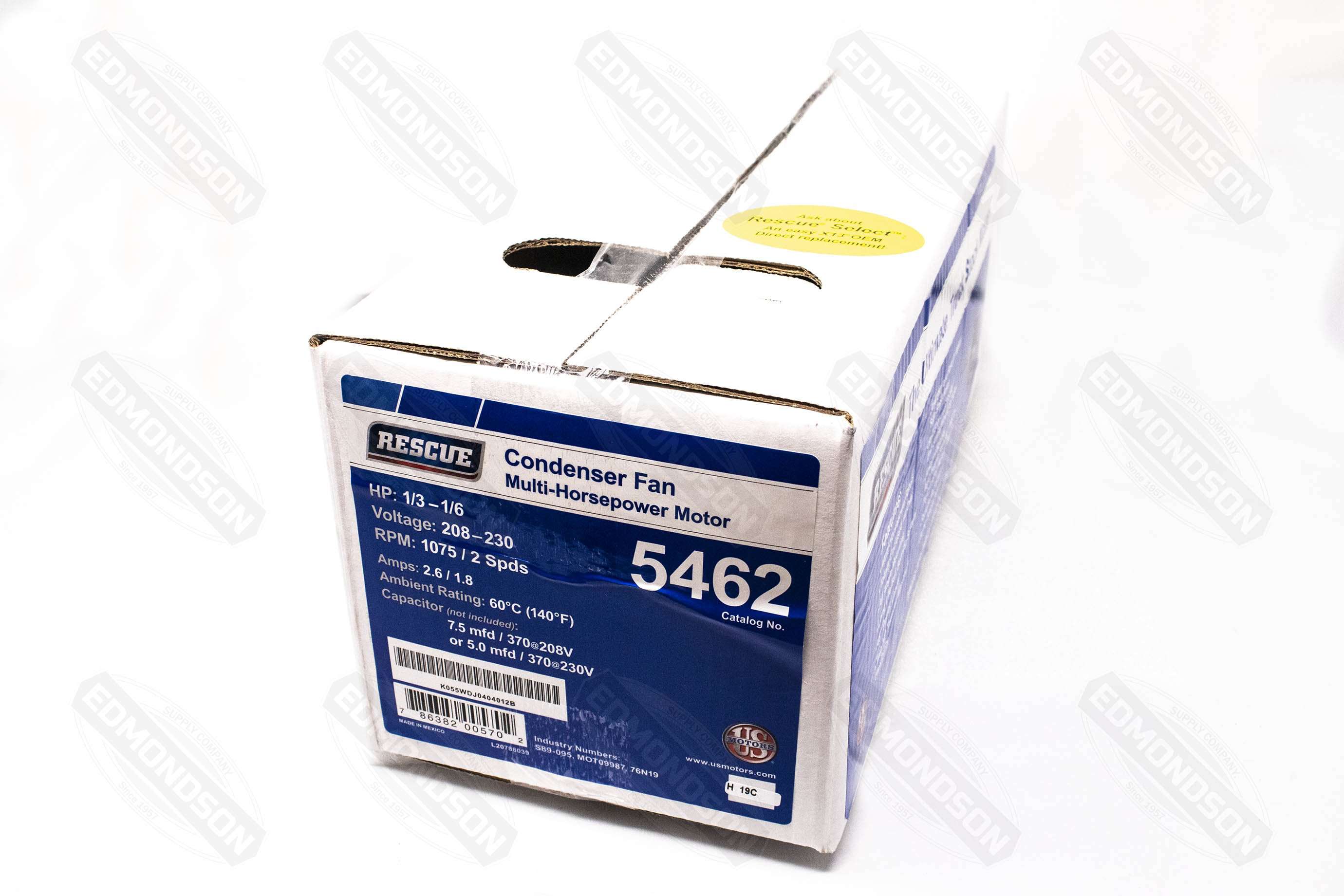 US Motors 5462 Rescue 5.6″ Condenser Fan Motor, 208-230V, 1/3-1/6 HP, 1075 RPM Online Sale
