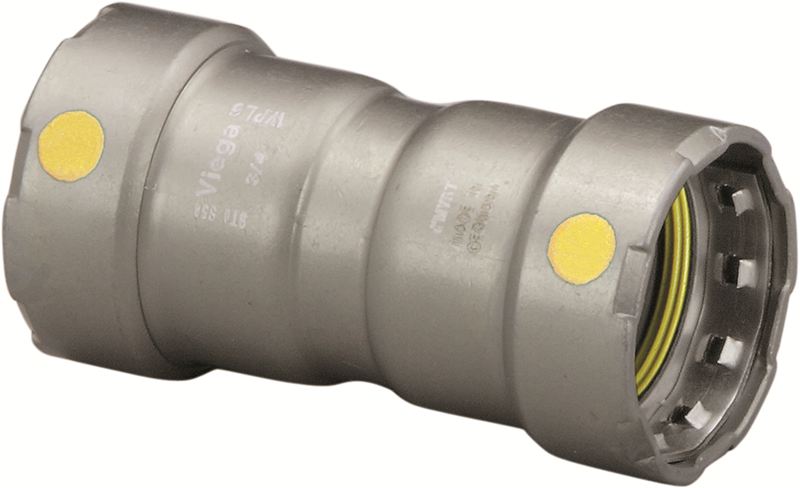Viega 25001 1/2″ x 1/2″ MegaPressG Coupling with Stop on Sale