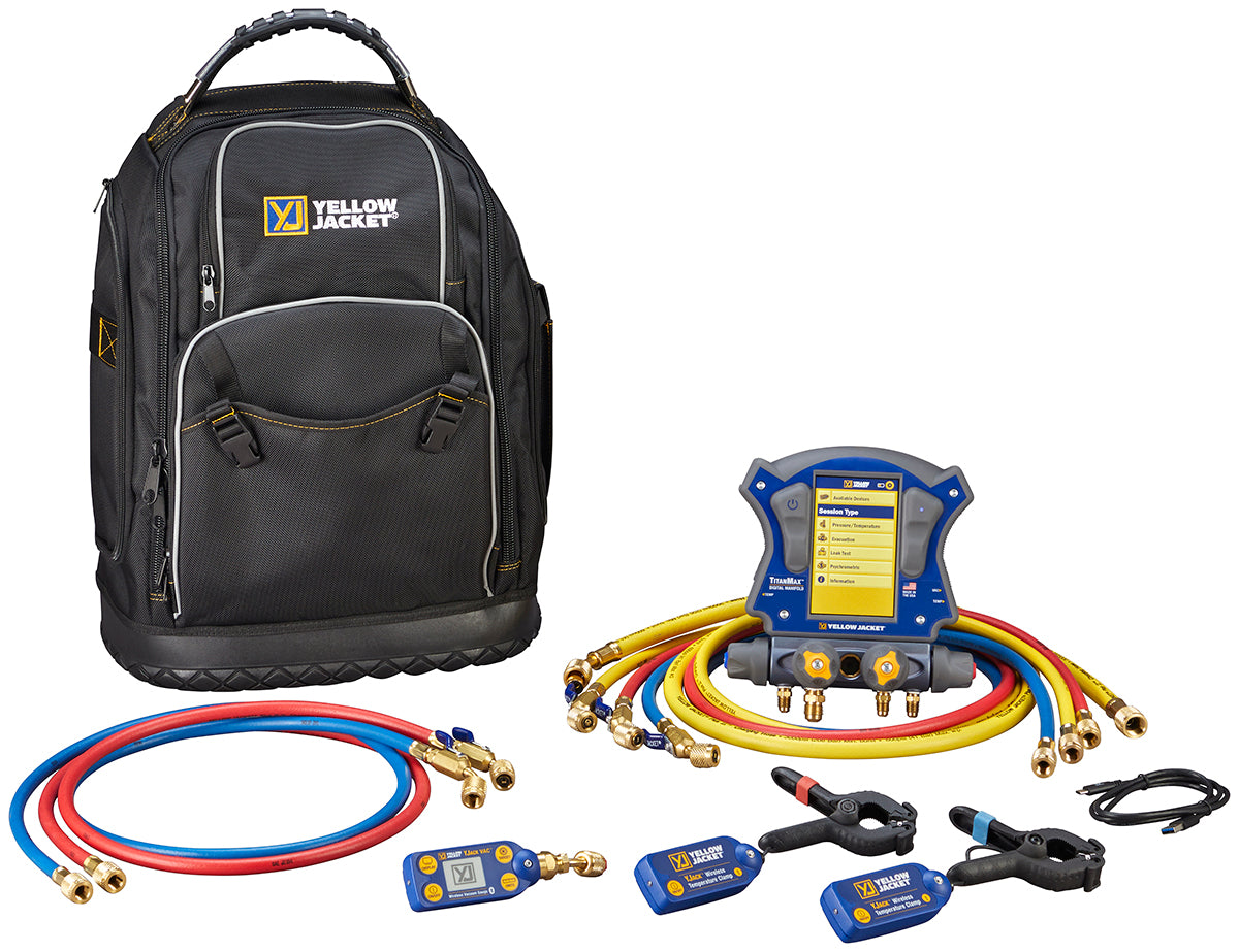 Yellow Jacket 40887 TITANMAX™ Deluxe Digital Manifold with Wireless Sensors Kit Discount