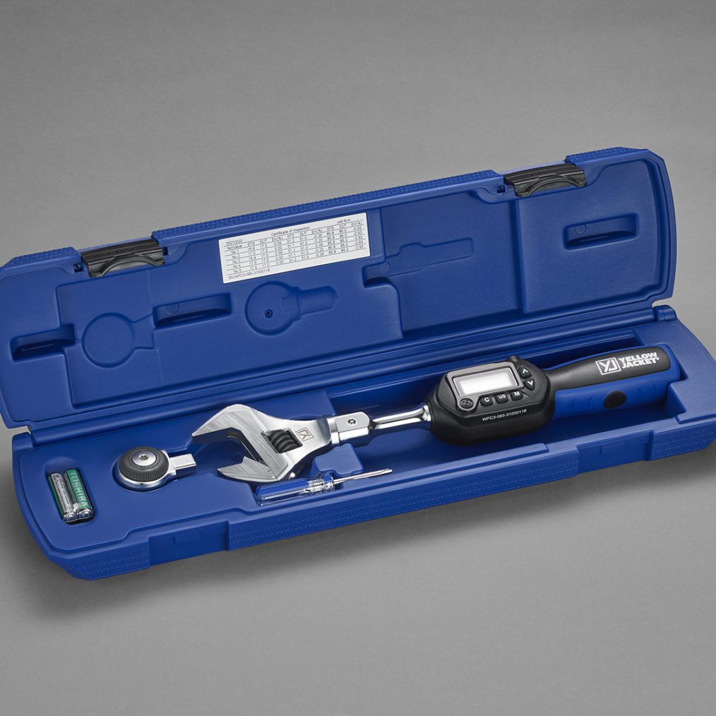 Yellow Jacket 60624 Digital Adjustable Torque Wrench w/Ratchet Head on Sale