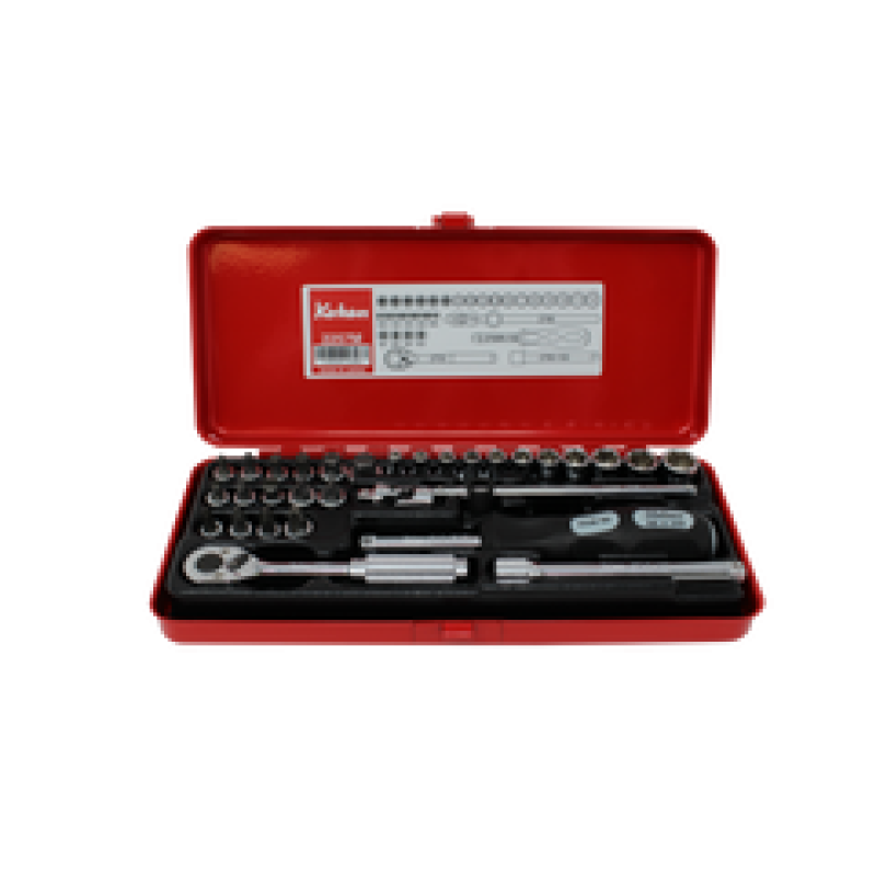 Ko-Ken 2257M 1/4 Sq. Dr. Socket set 6 point 31 pieces Online Sale