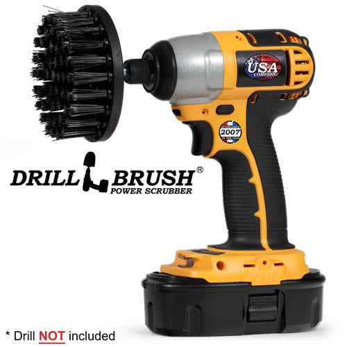4in Black Brush – Ultra Stiff Bristles – Heavy Duty Cleaning | 4in-S-K-QC-DB Online Hot Sale